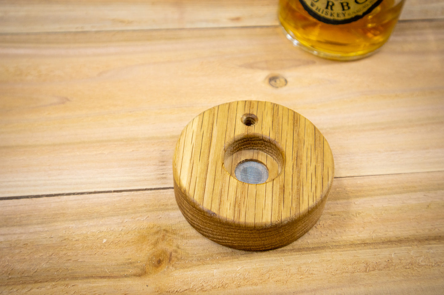 Round Whiskey Smoker