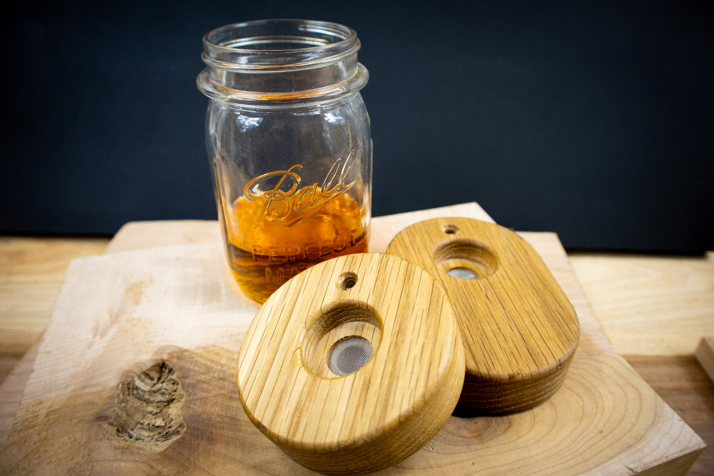 Round Whiskey Smoker